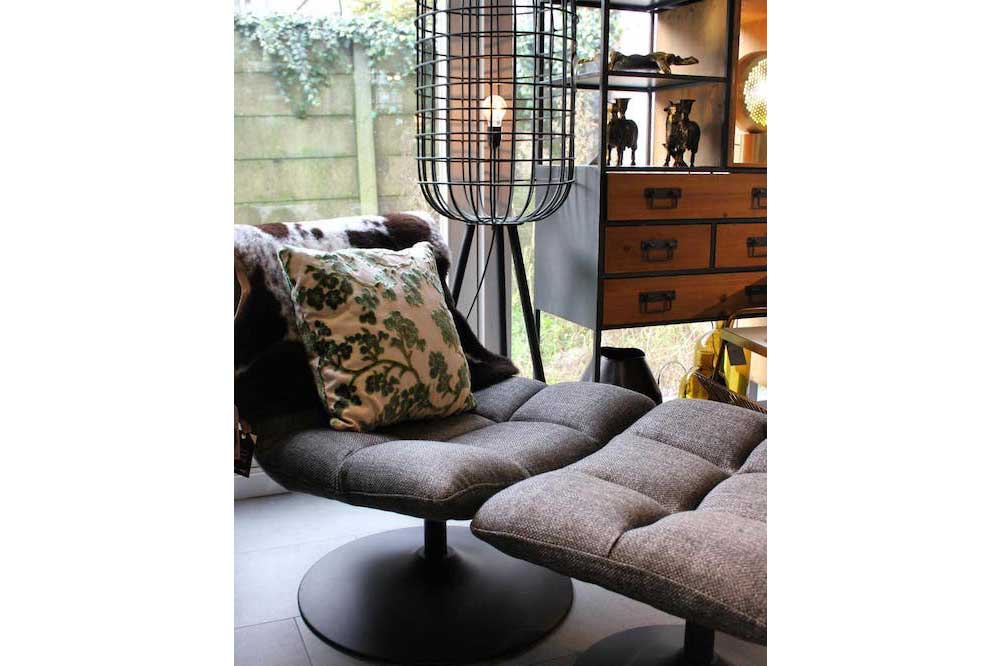 impliciet vredig voorstel Dutchbone - Lounge Chair Bar Dark Grey - What is Hip