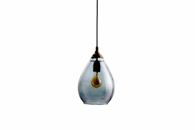 Simple Hanglamp Glas Large - Grijs