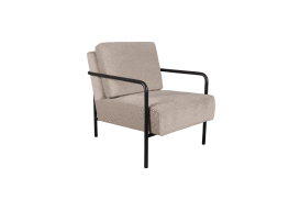 Lounge Chair X-Bang black/lightgrey