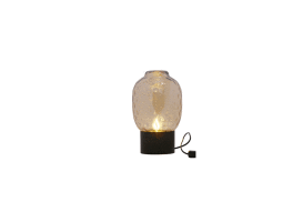 Bubble Tafellamp XL Glas Antique Brass
