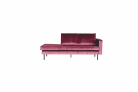 Rodeo Daybed Right Velvet Pink