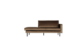 Rodeo Daybed Right Velvet Taupe
