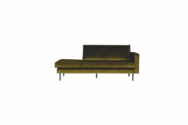 Rodeo Daybed Right Velvet Olive