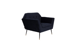 Kate Lounge Chair - Deep Blue