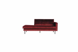 Rodeo Daybed Right Velvet Red