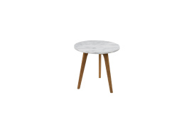 Side Table White Stone - M
