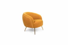 So Curvy Lounge Chair - Ochre