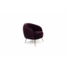 So Curvy Lounge Chair - Purple