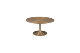 Hypnotising Round Coffee Table - Gold