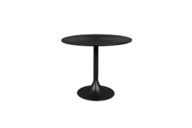 Hypnotising Round Dining Table - Black