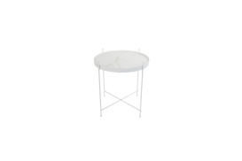 Side Table Cupid - Marble White