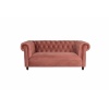 Sofa Chester Velvet - Pink