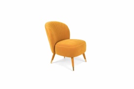 Well Dressed Cocktail Chair - Ochre
