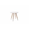 Side Table Two Tone White