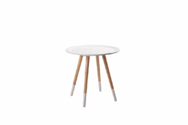 Side Table Two Tone White