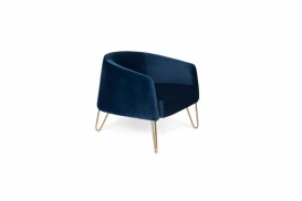 Queenalicious Lounge Chair Royal Blue