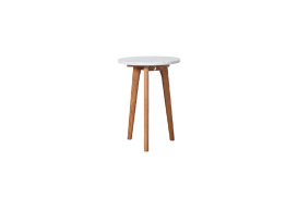 Side Table White Stone - S
