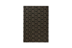 Swinging Lines Carpet 160x230 - Black