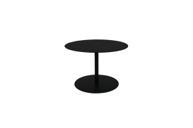 Side Table Snow - Black Round M