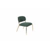 Lounge Chair Jolien Gold/Dark Green