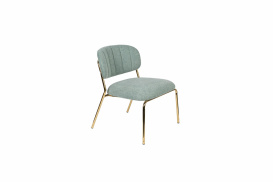 Lounge Chair Jolien Gold/Light Green