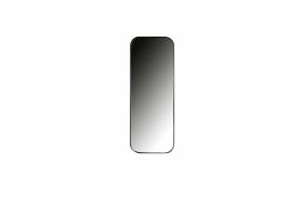 Doutzen Spiegel Metaal Zwart 110x40cm