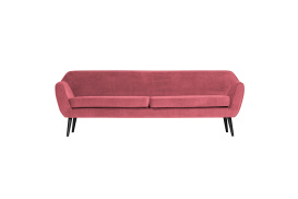 Rocco XL Sofa 230 cm Fluweel - Pink