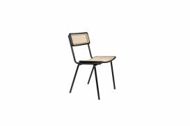 Chair Jort - Black/Natural (6x Open Doos - Retour)