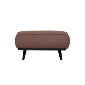Statement Hocker Bouclé Coffee 80x55cm