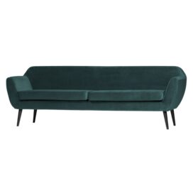 Alternative view of Woood Rocco XL Bank - Fluweel Teal 230cm