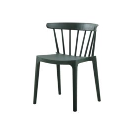 ​Woood Bliss Outdoor Tuinstoel met Spijlen - Kunststof Army Groen