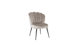 Chair Pippa Khaki Velvet / Black (Quartz Khaki 903)