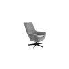 Lounge Chair Bruno Rib - Light Grey