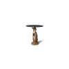 Proudly Crowned Panther Side Table - Spotted