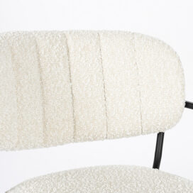 armchair jolien black bouclé 1200236 8