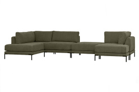Couple lounge element rechts warm groen 400485 G 3