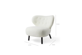 Kita Lounge stoel Cream CSS17 CRE 4