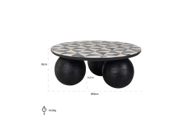 Coffee table Rostelli 96 7844 3