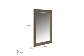 Mirror Ironville rectangular Gold MI 0073 3