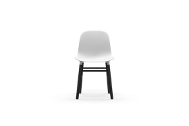 Form Chair Molded plastic shell chair with black legs 603200 2