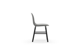 Form Chair Molded plastic shell chair with black legs 603201 1