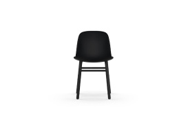 Form Chair Molded plastic shell chair with black legs 603202 1