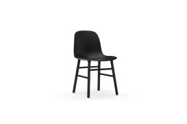 Form Chair Molded plastic shell chair with black legs 603202 2
