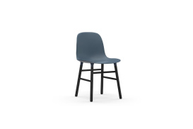 Form Chair Black Oak Blue