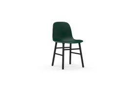 Form Chair Black Oak Green