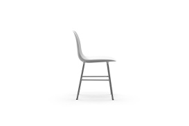 Form Chair Molded plastic shell chair with chrome legs 603168 3
