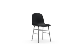 Form Chair Chrome Black