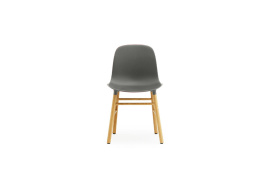Form Chair Molded plastic shell chair with oak legs 602817 1