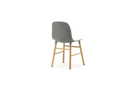 Form Chair Molded plastic shell chair with oak legs 602817 4