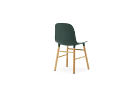 Form Chair Molded plastic shell chair with oak legs 602820 4